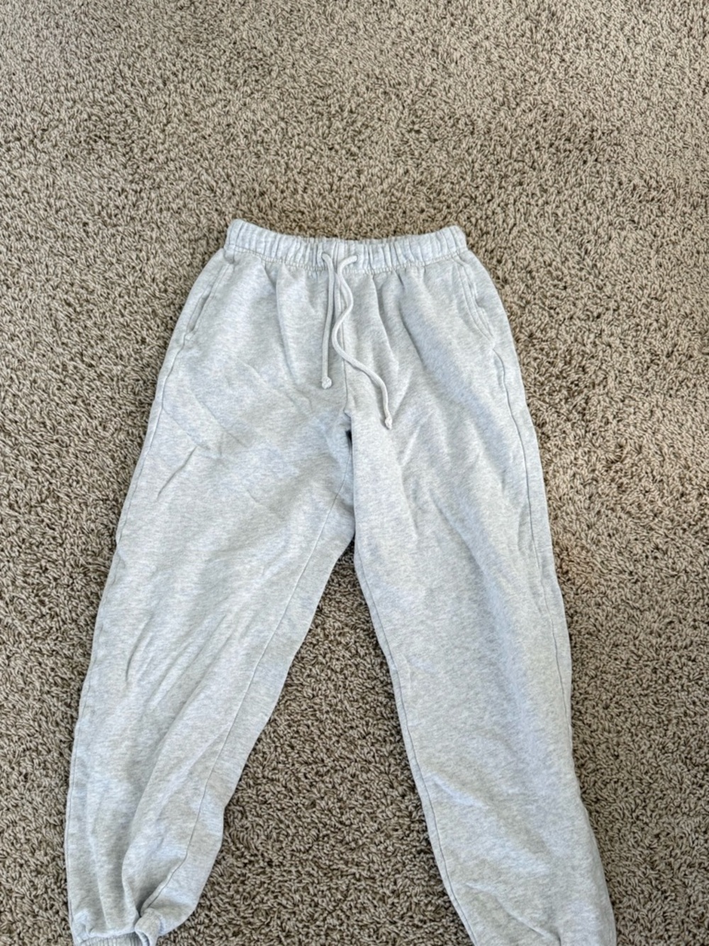 Old Navy Light Gray Cozy Drawstring Joggers